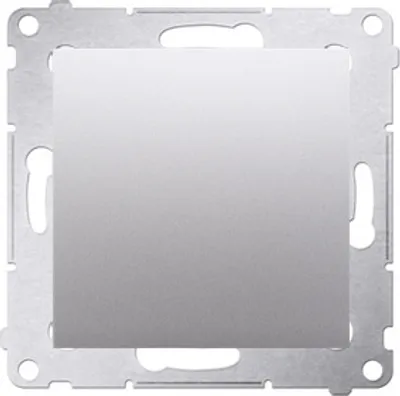 Immagine prodotto di Tappo cieco Simon 54 premium con cornice metallica modulo argento