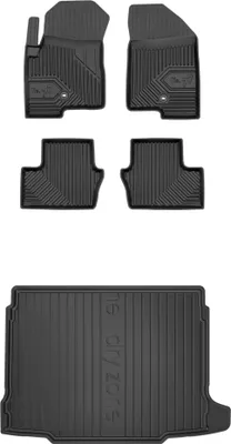 Produktbild von FROGUM Gummimatten Auto Fußmatten + Kofferraummatte für Dodge Caliber 2006-2011