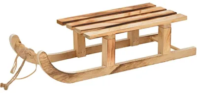 Immagine prodotto di Decorazione slitta in legno 3 gr.
