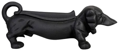 Produktbild von Esschert Design Schuhschaber Dackel schwarz; LH6Z