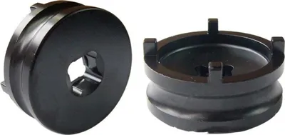 Obrázok produktu pre JMP Nutmuttern-Stecknuss für Schwinge/Rahmen Innen-Ø 40,5 mm/Außen-Ø 50 mm 4 Haken passend für Honda