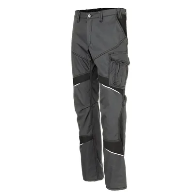 Produktbild von Kübler Activiq Baumwolle+ Damenhose anthrazit/schwarz Gr. 54