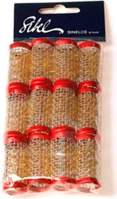 Image de Enrouleur de fil métallique Sibel court rouge 18 mm - 12 pièces