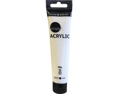 Obrázek produktu pro Daler Rowney Simply Akrylová barva White 75 ml 1 ks