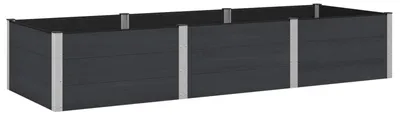 Produktbild von vidaXL Hochbeet Schwarz 300 x 100 x 54 cm