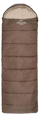 Obrázek produktu pro Turistický spací pytel Naturehike U250S NH20MSD07, 190 x 75 cm, hnědý, pravý