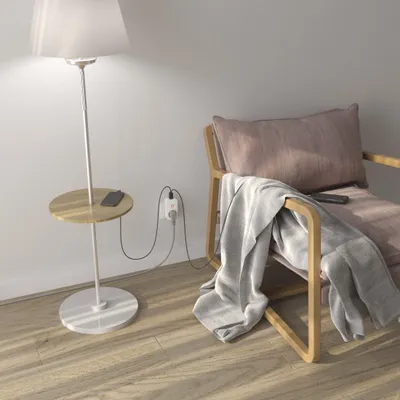 Produktbild von Smarte Steckdose, 2x USB-A, WLAN , per Sprache/App steuern, 2300W, 10A (00176612)