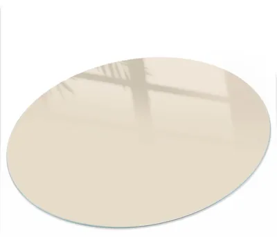 Produktbild von Bedruckte Glas Tischplatte fi50 cm – Glas Tischplatte Küche – Tischplatte aus Sicherheitsglas – Glasplatte für Küchentisch – Moderne Tischplatte Glas – Dekorative Glastischplatte – Pflegeleichte Tischplatte Küche – Steingelb, KI-generiertes Bild