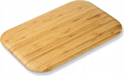 Image de Assiette rectangulaire en bambou Wilmax, 35,5 x 25,5 cm, couleur naturelle WL-771175/A