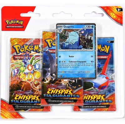 Produktbild von Pokemon Trading Card Game Pokémon Tcg Aufwallende Funken Quagsire Blister Scarlet & Violet Deutsch Orange  Kinder Orange One Size