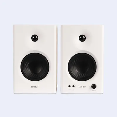 Produktbild von Edifier MR4-WHITE, 2.0 Kanäle, Kabelgebunden, 21 W, 60 - 20000 Hz, Weiß