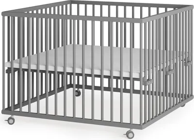 Produktbild von Laufgitter 100x100 cm - grau - Premium Kollektion