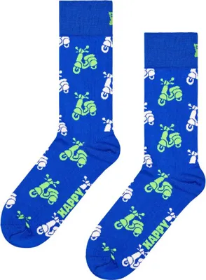 Obrázok produktu pre Pánske ponožky, model Happy Socks Vespa Sock, farba modrá