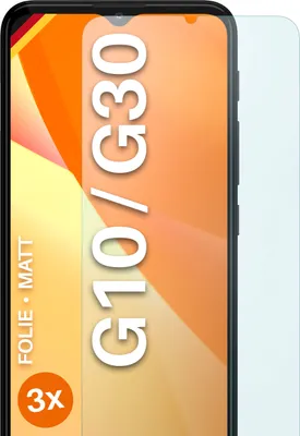 Produktbild von moex® 3x Schutzfolie kompatibel mit Motorola Moto G10 / G30 - Displayschutzfolie Anti Reflex Folie, Matt