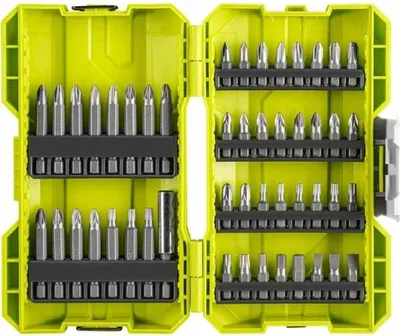 Image de Ryobi RAK48SSD Kit 48 embouts Porte-embouts Perceuse-visseuse hexagonale 1/4