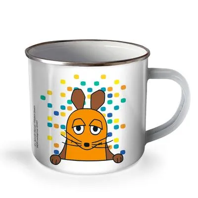 Produktbild von Trötsch Die Maus Emaille Becher Tasse Bunt