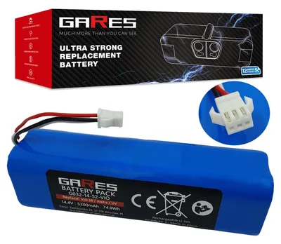 Zdjęcie produktu dla Gares Akumulator do H18650CH-4S2P 14,4V | 14,4V 5,2 Ah Li-Ion | Mocna Bateria do Robot Sprzątający | Wydajny Zamiennik Gares®