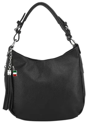 Produktbild von Florence Leder Tasche Schultertasche Shopper schwarz OTF134S