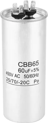 Obrázek produktu pro CBB65 60µF 450V startovací kondenzátor motoru – vodotěsný kondenzátor pro klimatizační zařízení a průmyslová zařízení