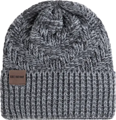 Produktbild von Knit Factory Sally Mütze - Anthrazit/Grau - One Size