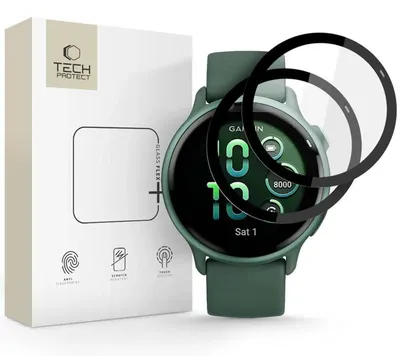 Obrázok produktu pre Protetor de tela Tech-Protect Glass Flex+ para Garmin Vivoactive 6, pacote com 2 unidades