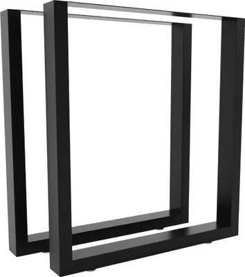 Produktbild von 2x Tischbeine HLO-CP1 30 cm  schwarz