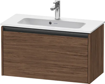 Produktbild von Duravit Ketho.2 Wastafelonderkast 68x39x44 cm Mat Noten (donker)