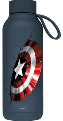 Produktbild von Quokka Captain America 510ml Thermoskanne Durchsichtig Durchsichtig One Size