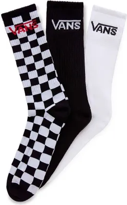 Zdjęcie produktu dla Ponožky VANS MN CLASSIC Crew Socks Black/White 6,5-9 - UNI