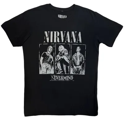Image de T-shirt Nirvana - « Nevermind Tracklist » pour homme/femme, unie RO15710 (M) (noir)