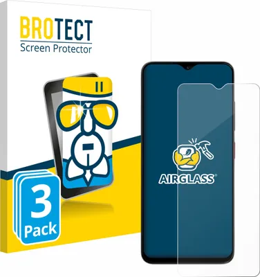 Produktbild von 3x BROTECT Schutzglas für ZTE Blade A35e 9H kratzfest klar