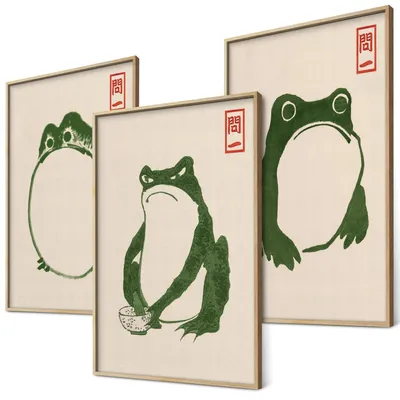 Obrázek produktu pro Sada plakátů s motivy umění Ukiyo-e z Japonska