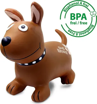 Produktbild von JAMARA Hüpftier Dog Brown mit Pumpe