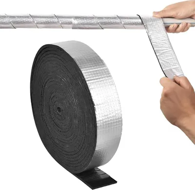 Produktbild von Rohrisolierung 10 m x 5 cm, Aluminium, Wärmeisolierung, für Leitungen