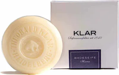 Image de Klar Seifen Badeseife Herren 150g, palmölfrei, mit zitrischer Ledernote