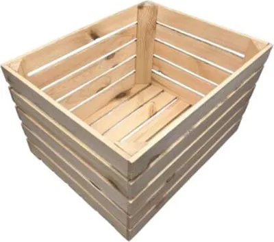 Produktbild von Holzbox Kiste aus Holz 50x40x30cm - Vintage Obstkiste - Apfelkiste für Dekoration, Lagerung & Möbelbau - Weinkiste - Holzkiste Aufbewahrungbox