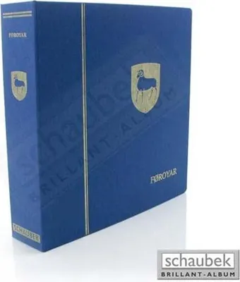Produktbild von Schaubek Album Färöer 2010-2019 Standard im geprägten Leinen-Schraubbinder blau, Band II, ohne Schutzkassette