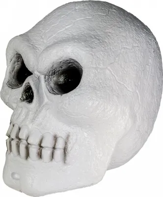 Produktbild von Gigantischer Leuchtender Totenkopf mit Gruselsound als Halloween Deko 30 cm
