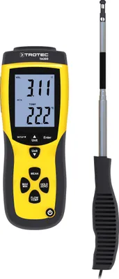 Zdjęcie produktu dla Anemometr Trotec TA300, sonda prosta, z certyfikatem