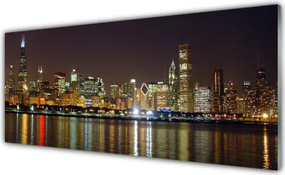 Produktbild von Glasbilder 125x50 Wandbild Druck auf Glas Stadt Gebäude