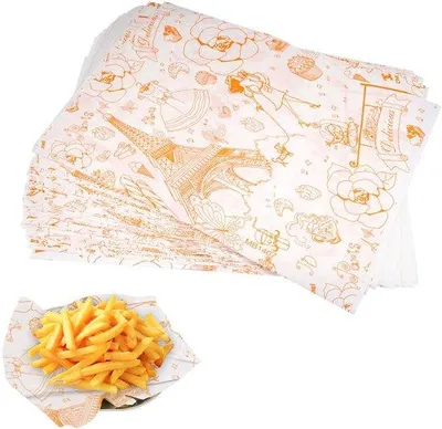Obrázek produktu pro Papír na pečení 36 x 26 cm na sendviče, hranolky a hamburgery