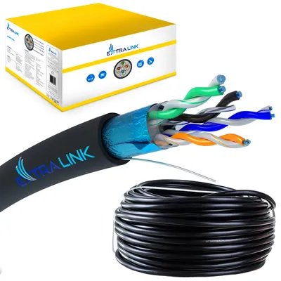 Immagine prodotto di Extralink CAT5E FTP F/UTP Outdoor Gel Cavo di rete Cat. 5e, 305 m