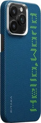 Obrázok produktu pre Puzdro Pitaka Tactile Woven, Aramid, pre iPhone 16 Pro, MagSafe, Hello World