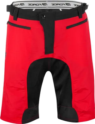 Produktbild von Force MTB-11 Shorts mit Innenfutter rot größe S 9003321-S