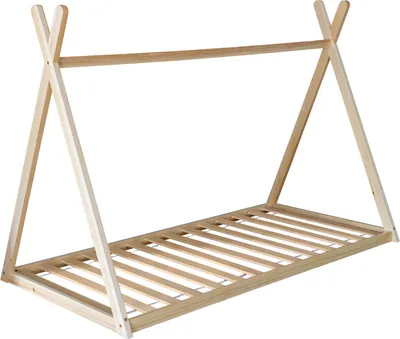 Image de Lit tipi pour enfant 190x90cm en bois VALENTIN