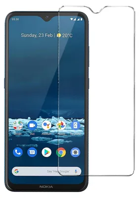 Produktbild von 2x Panzerglas für Nokia 5.3 Glas Folie Displayschutz Schutzfolie