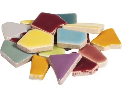 Produktbild von Fun Ceramica Mosaiksteine Mischung regenbogen 380 Stk bunt