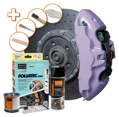 Produktbild von FOLIATEC 2220 Bremssattellack Farbe Spray Set violett 400 125 50ml
