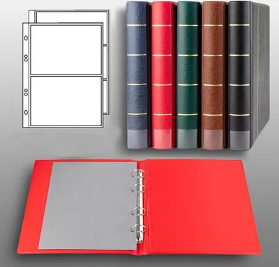 Produktbild von Prophila Collection Luxus-Banknoten-Ringbinder mit 20 Hüllen für 50 Banknoten