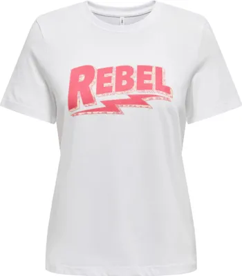 Produktbild von Only Rosa Bio Baumwolle TShirt Damen : Größe - S Größe: S